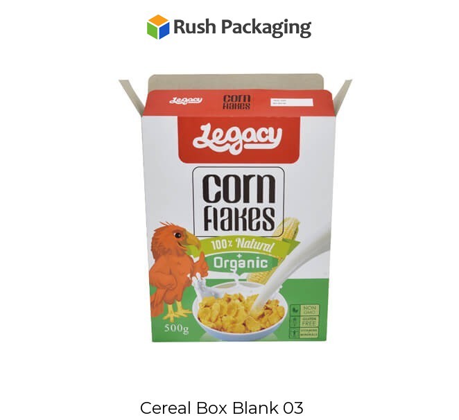 Cereal Box Blank